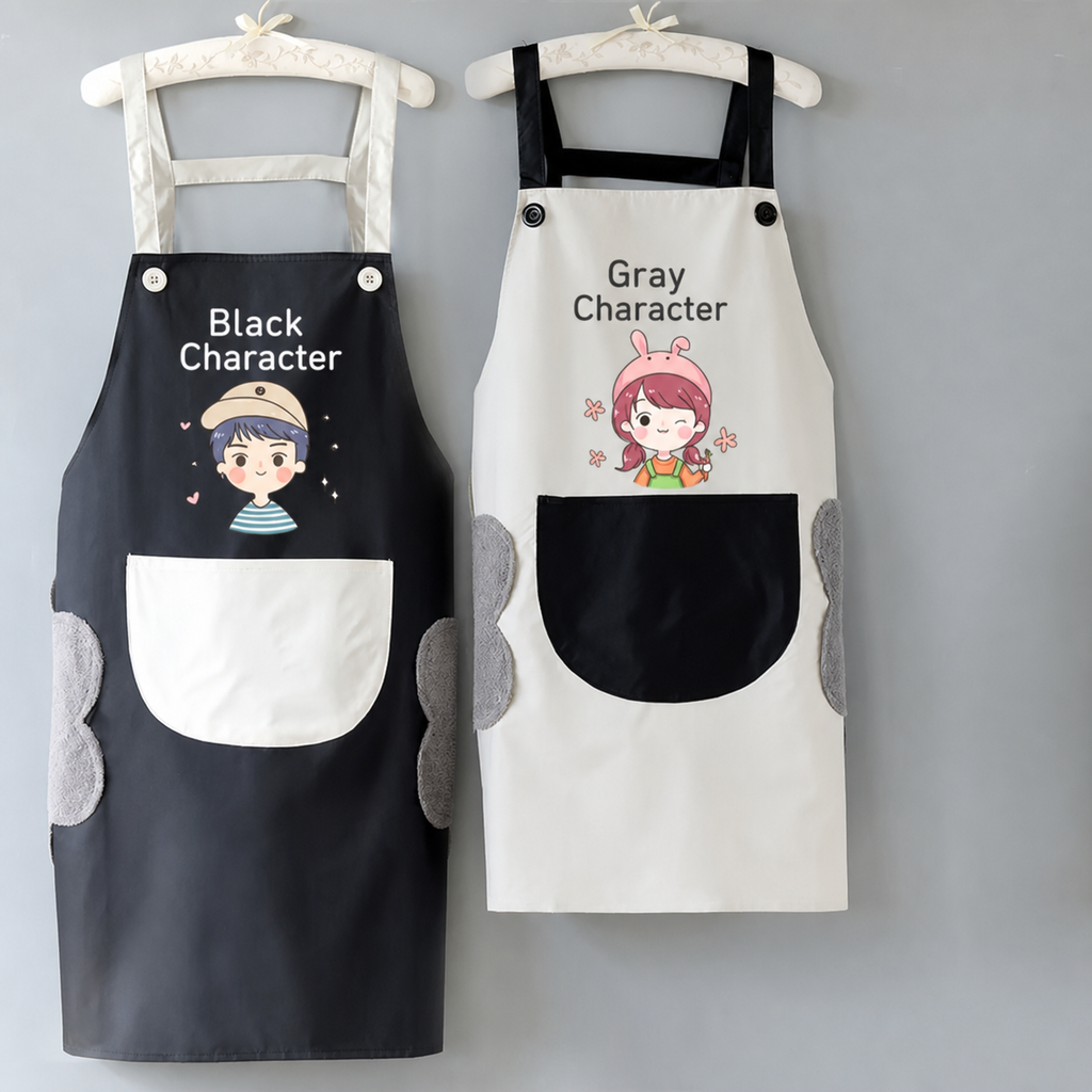 Extra-Long Water-Resistant Hand-Wipe Apron