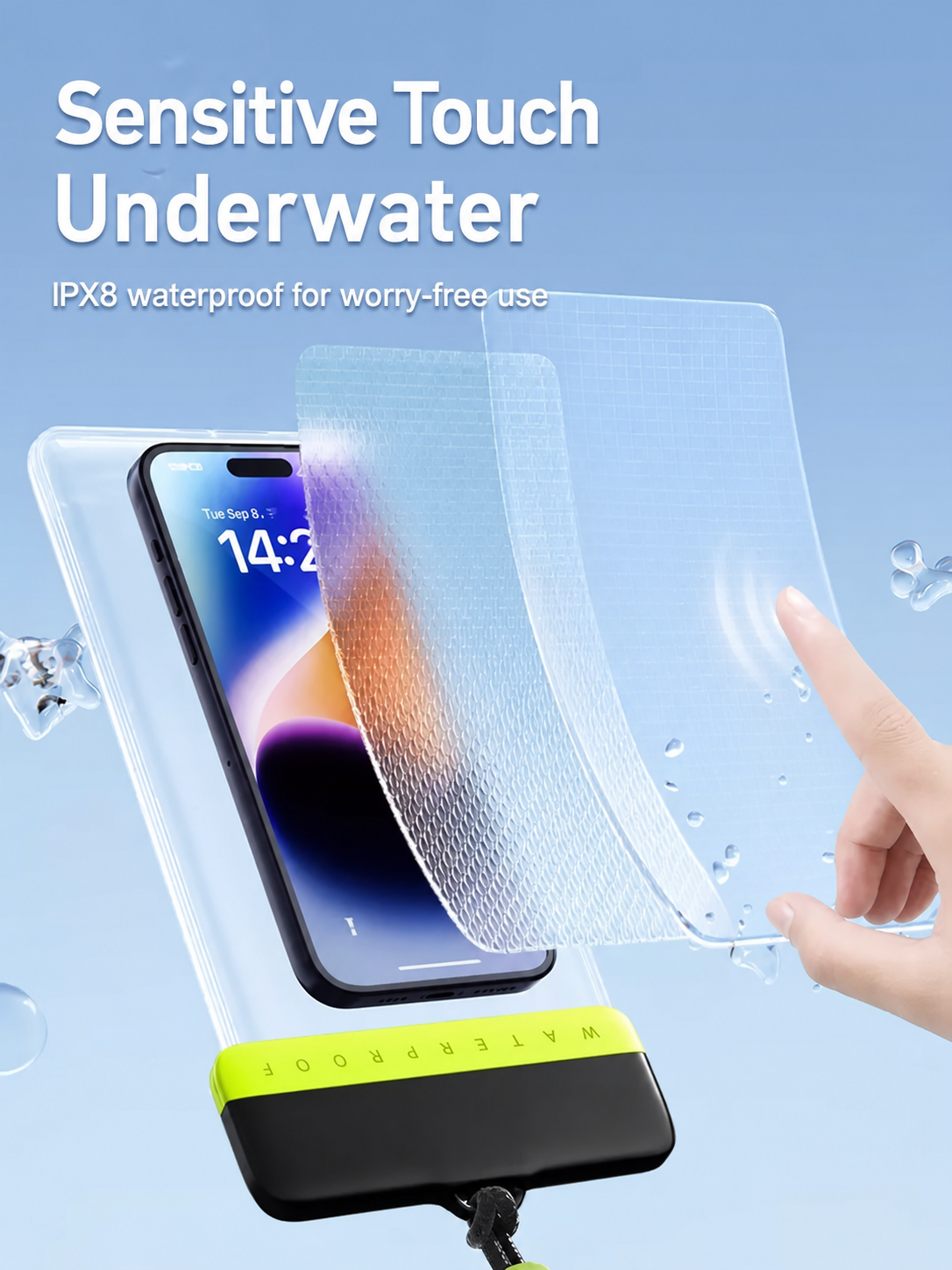 IPX8 Touchscreen Waterproof Phone Pouch