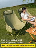 High-Back Folding Camping Chair