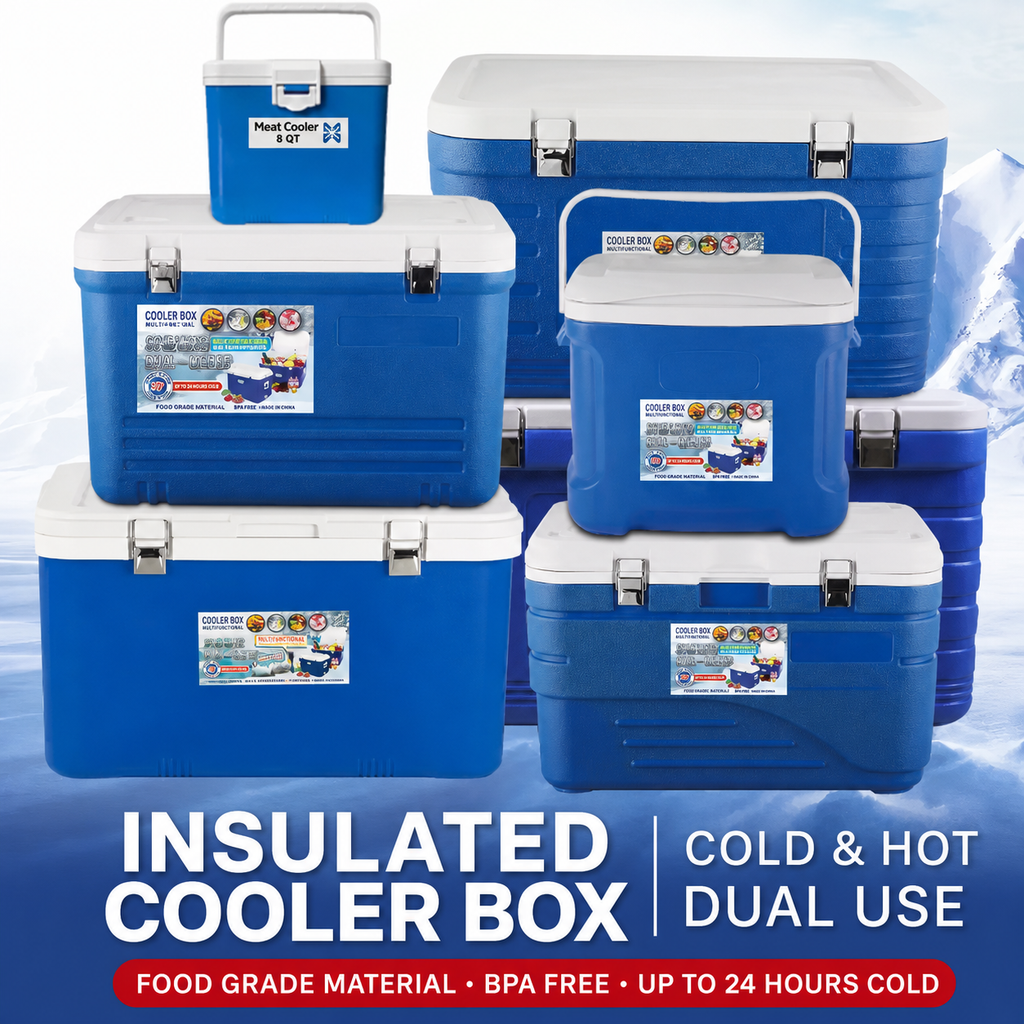 Insulated Food & Beverage Cooler Box