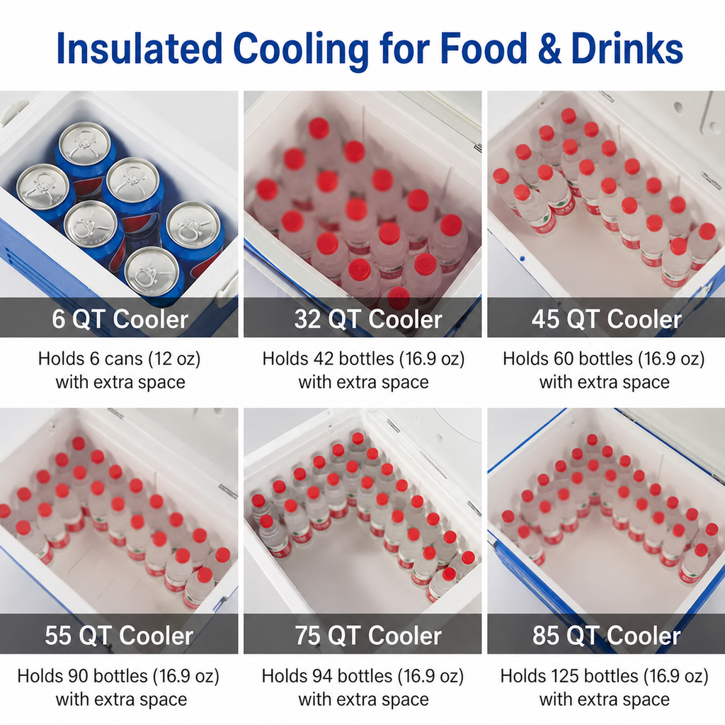Insulated Food & Beverage Cooler Box