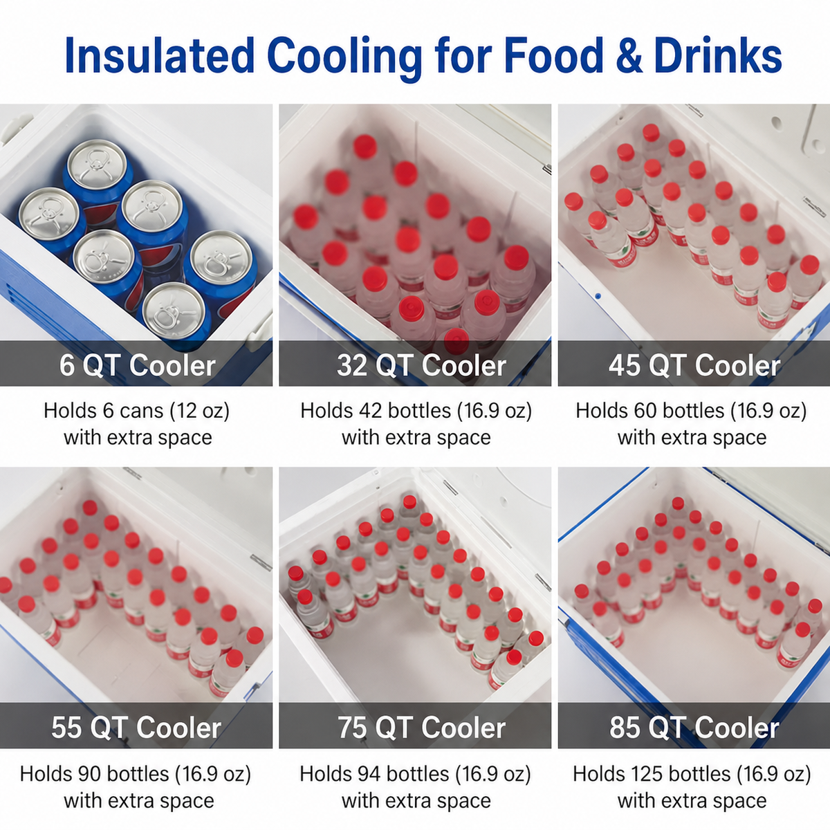 Insulated Food & Beverage Cooler Box