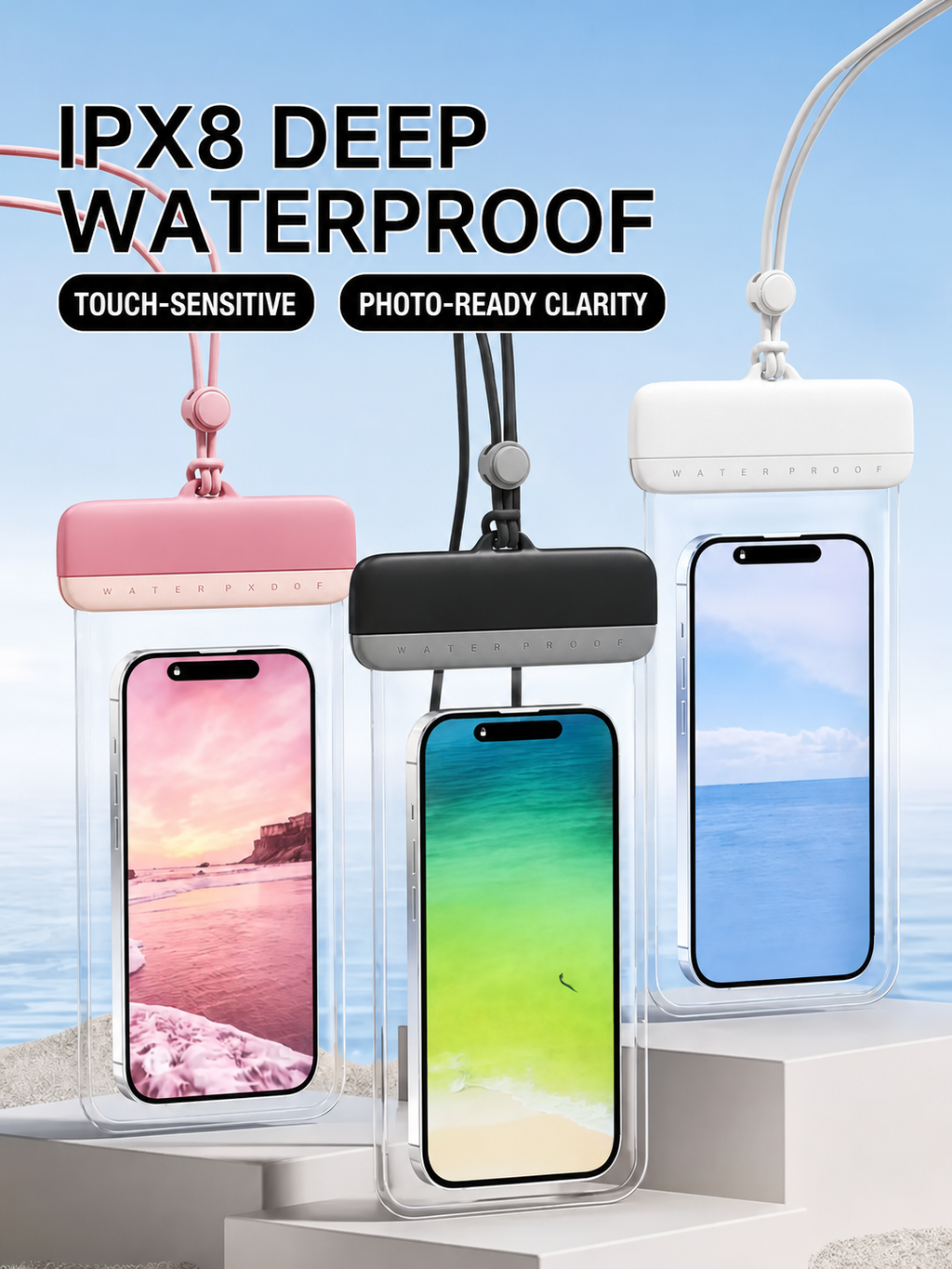 IPX8 Touchscreen Waterproof Phone Pouch