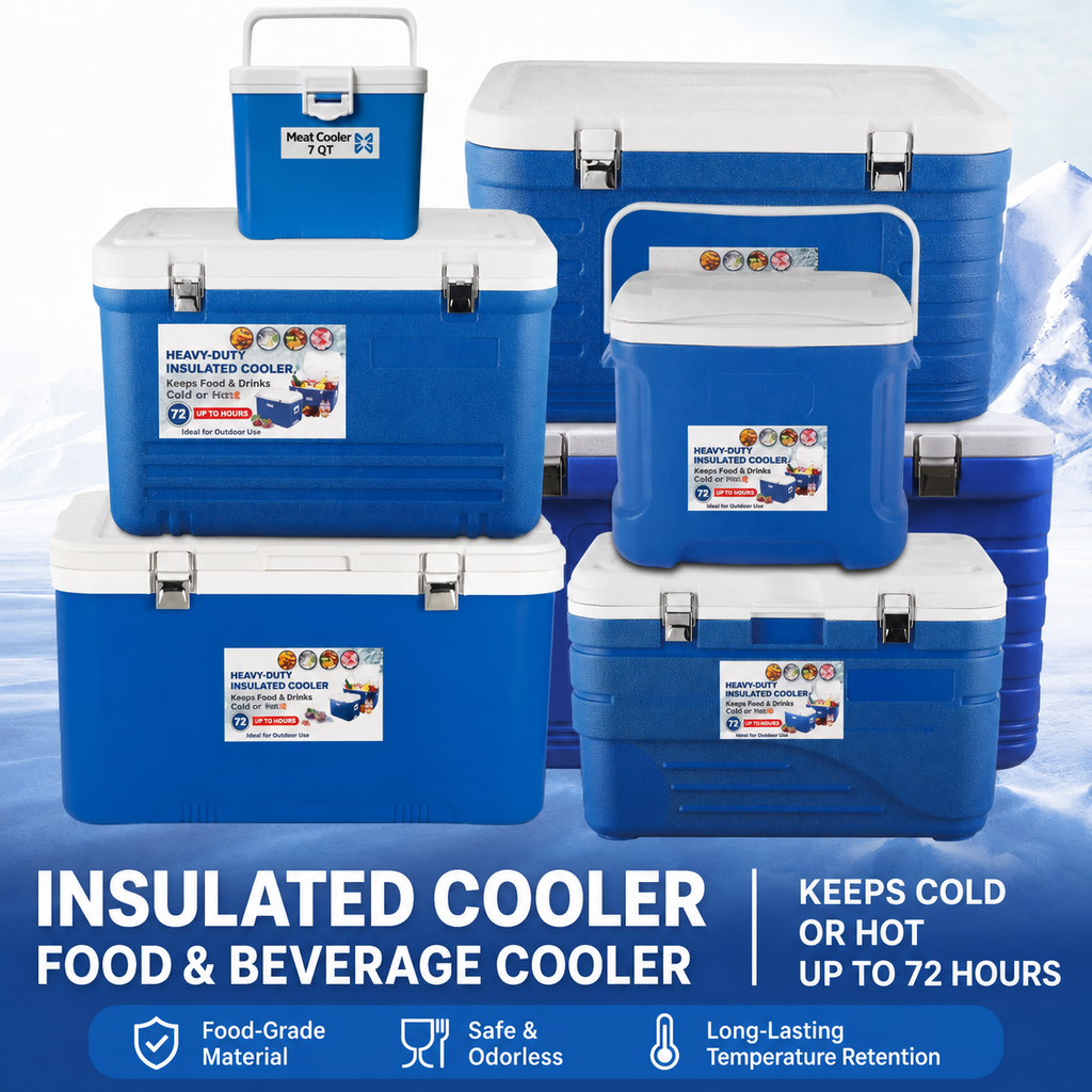 Insulated Food & Beverage Cooler Box