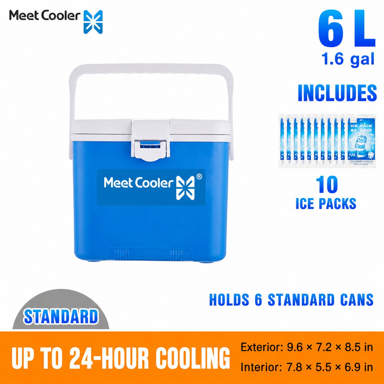 Insulated Food & Beverage Cooler Box