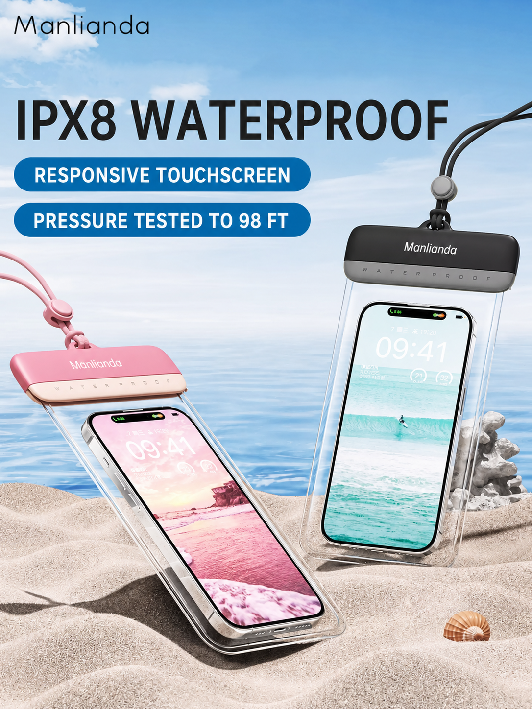 IPX8 Touchscreen Waterproof Phone Pouch