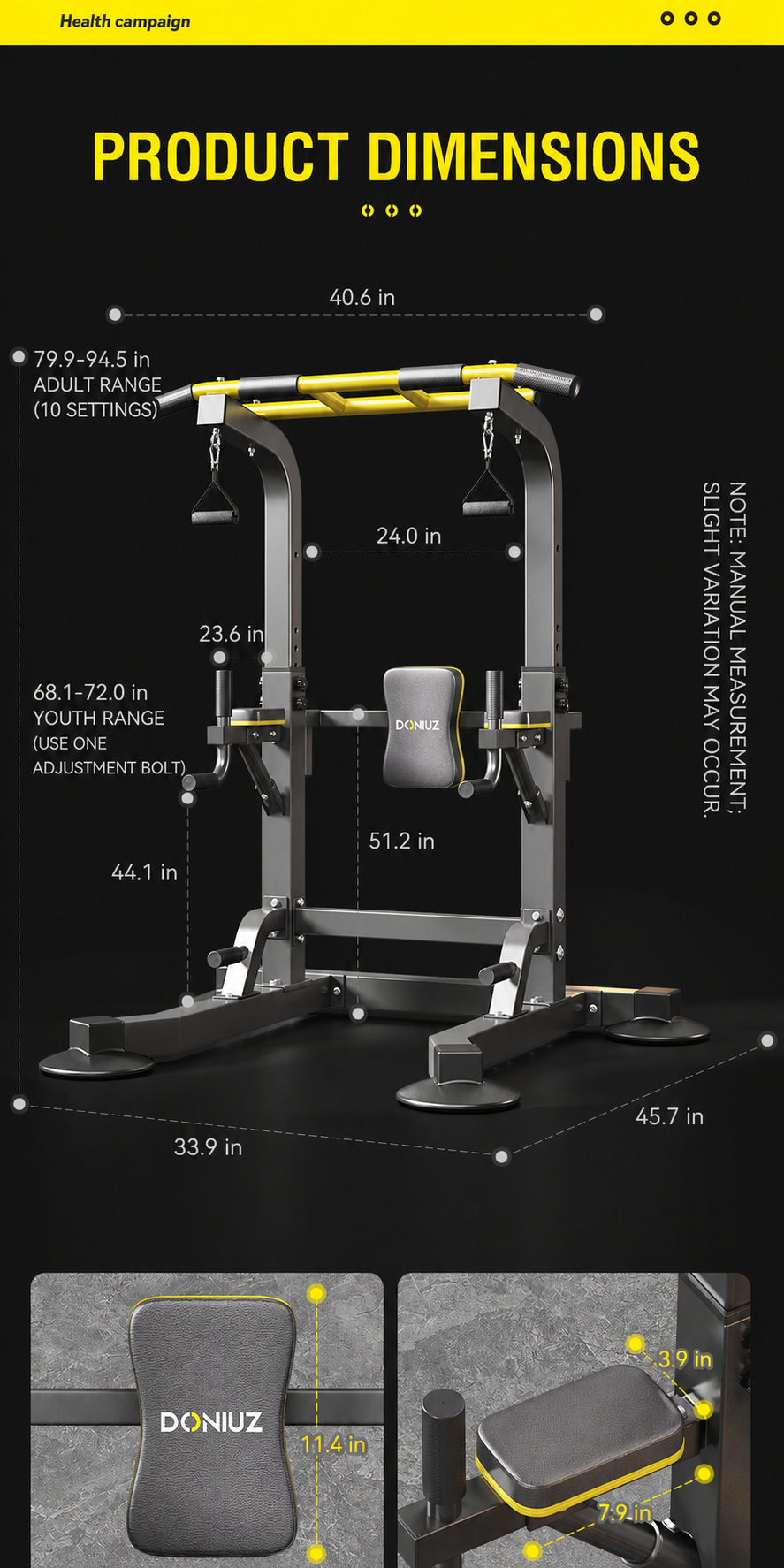 Indoor Multi-Functional Pull-Up Statio